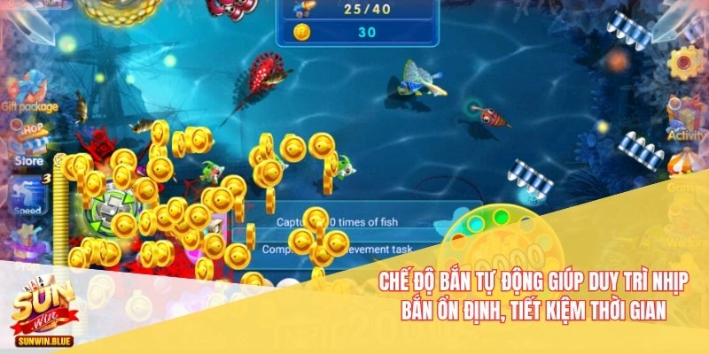 Chế độ bắn tự động giúp duy trì nhịp bắn ổn định, tiết kiệm thời gian