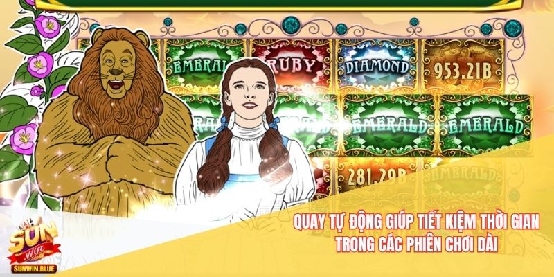 Quay tự động giúp tiết kiệm thời gian trong các phiên chơi dài