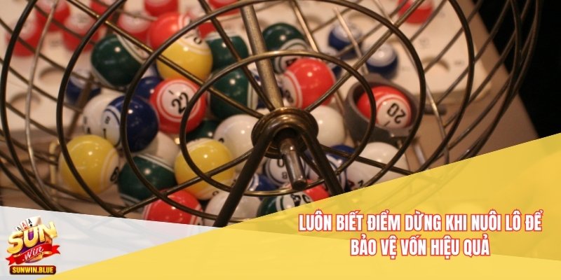 Bí Quyết Nuôi Lô Theo Cầu Bạch Thủ Dành Cho Người Mới 7 Luôn biết điểm dừng khi nuôi lô để bảo vệ vốn hiệu quả